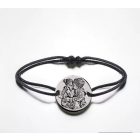 Personalizované náramek na snurce s gravírovaní fotografie chirurgické oceli