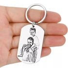 Personalizované klíčenka s fotkou Vlastní text chirurgické oceli