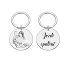 Klíčenka se jménem -  chirurgické oceli