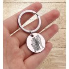 Klíčenka se jménem -  chirurgické oceli