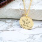 Personalizovaný náhrdelník s gravírováním jmen dětí a datumů narození na přání chirurgické oceli