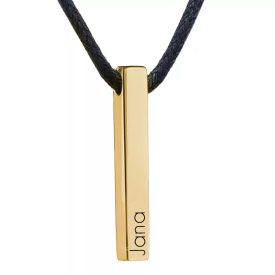   Personalizovaný náhrdelník s vlastni text chirurgické oceli pro muže