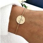 Personalizovaný náramek s vlastni název chirurgické oceli 