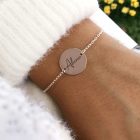 Personalizovaný náramek s vlastni název chirurgické oceli 